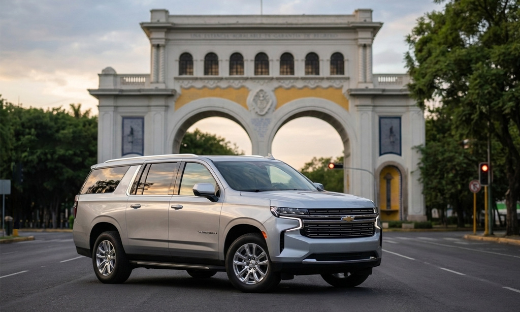 Luxury Chevrolet Suburban rental with driver in Guadalajara, Mexico