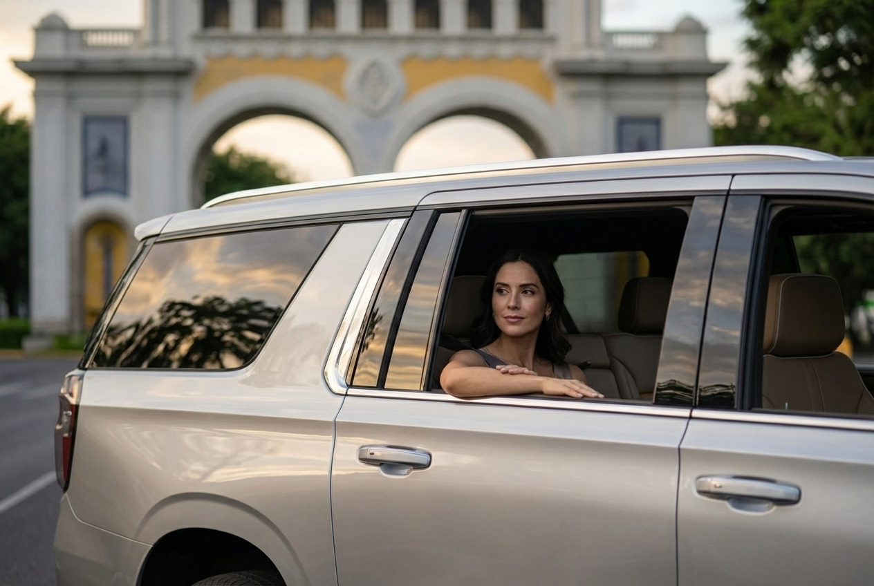 Private Suburban rental with driver in Guadalajara for executive and airport transportatation